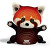 EUGY 650126 Red Panda Puzzle 3D per bambini e adulti da assemblare, figura animale fai da te, set fai da te