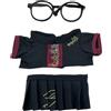 niannyyhouse Cappotto Gonna Occhiali Ricamo Antico Vestito 20cm 8 Peluche Vestiti Bambola