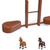 PonyCycle Official Ride On Horse Toy Accessories-Ricambio Pedale Pad per piccole e medie dimensioni per il Modello U - Marrone