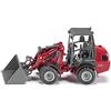Siku 3059, Pala caricatrice Weidemann Hoftrac, 1:32, Metallo,Plastica, Rosso, Braccio mobile e benna