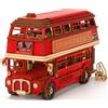 ROBOTIME Puzzle 3D Legno Autobus a due Piani di Londra, Modellini da Costruire Modellismo da Costruire Adulti, Regali di Compleanno Creativi