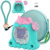 BCWEGION Custodia in silicone morbido e custodia rigida per Tamagotchi Paradise, con pellicola protettiva, cinturino da polso e copertura per tasti