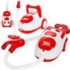 Generico Aspirapolvere Giocattolo Bambini Aspirapolvere Pulizia Giocattolo con Luce e Suono Reale Aspira Davvero Elettrodomestici Giocattolo Set Pulizia Giocattolo Sweeping Robot