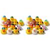Valyrane Set di 60 Paperelle di Gomma - Paperelle Colorate con Funzione Squittio per Bagno, Piscina e Feste - Paperelle Divertenti come Decorazione e Giocattolo