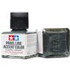 TAMIYA Panel Line Accent Color grigio scuro, 40 ml (confezione da 1), pittura per modellazione hobby, età 14+, include 1 flacone da 40 ml