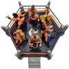 Generic Set di Wrestling in Miniatura, Playset da 32 Pezzi con Action Figure da 5 | a 6 Lati per Incontri Realistici, Include Tavolo, Scala, Sedie e Lottatori Alti 5 Cm in Plastica ABS Atossica, Perfetto