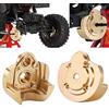 Runup 2pcs Ottone Portale Esterno Coperture Contrappeso per 1/18 Axial UTB18 Capra Unlimited Trail Buggy Upgrade (UTB18-01)
