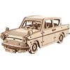 Ugears Harry Potter Ford Anglia Volante Auto Puzzle 3D Modellismo da Costruire Adulti - Puzzle In Legno Meccanico - Puzzle 3D Per Adulti Da Costruire Kit di Modellismo Auto Con Motore Spring