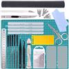 Swpeet 43Pcs Kit Professionale Compatibile per Gundam Modeler Strumenti di Base, Kit Compatibile per Kit di Strumenti per Modelli Gundam Perfetto per Kit di Costruzione Principiante Modello di Hobby