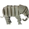 Fridolin Modello di carta 3D elefante grigio