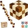 Logica Giochi - Serpentino - Rompicapo Logico 3D - Difficoltà 3/6 Difficile - Rompicapo Leonardo - Collezione Leonardo da Vinci