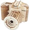ROEOLNIL Puzzle in legno 3D modello di macchina fotografica fai da te Kit artigianato in legno Kit taglio laser Set ingranaggi ingegneristici Set di montaggio ideale regalo