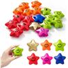 Henjunu 18PCS Palla Antistress,Star Stress Balls,Squeezes Giocattoli,Squeeze Ball | Palla Antistress,Star Stress Balls,Squeezes Giocattoli,Squeeze Ball,Pallina Anti Stresss con Faccina,per Festa,premi,Regali