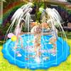 Purpledi Tappetino Gioco d'Acqua per Bambini, 170cm Splash Pad, Giocattoli Splash Play Mat Giochi all'Aperto Estate Giochi Acqua Giardino Piscina Gonfiabile Giocattoli Gonfiabili