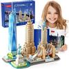 CubicFun Puzzle 3D New York City, Modello Architettura Skyline | Kit Costruzione Skyline New York, Modello Decorativo Città, Puzzle Modellismo Adulti Bambini, Souvenir da Collezione