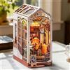 Rolife Book Nook Kit Casas Miniaturas para Montar Holiday Café Puzzle Madera 3D Adultos con Luces Decoracion Hogar Libro Maquetas para Construir Adultos Regalo para Profesora Madre Niños