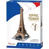 Party town Puzzle 3D - Torre Eiffel, Puzzle 3D Torre Eiffel, Puzzle 3D Paris, Puzzle 3D per adulti, Puzzle 3D Torre Eiffel, Puzzle 3D Adulti e Puzzle 3D Bambini, C044H