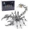 Amecon Scorpion King - Puzzle in metallo 3D per adulti, 200 pezzi 3D Metal Mechanical Puzzle modello di montaggio meccanico, calendario dell'Avvento 2023, puzzle regalo
