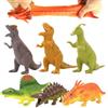 YeoNational&Toys 8 pollici dinosauro giocattolo set (6 pezzi), materiale super elastico, realistici dinosauri squishy figure bambini bomboniere