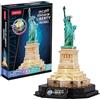 Party town Puzzle 3d - Statua Della Libertà Led | Puzzles 3d Regalo Bambino 8 Anni | Puzzle 3d Per Bambini E Puzzles 3d Per Adulti | Modellini Da Costruire | Giochi Per Bambini | 79 Pezzi