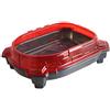 Srliya Gyro Gyro Match Ring Gyro Disc Gyro Ring Battle Gyro Battle Disk Scoppio in Plastica con Accessori Giocattolo di Copertura (Rosso)