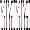 RUNCCI-YUN 14 pcs Cavo di Prolunga Servo, Cavo prolunga JR,RC Servo Cavo,JR Connettore Spina,3 Pin Maschio a Femmina Servo Cavo,per RC Aereo(100mm,300 ，320mm）
