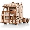 EWA Eco-Wood-Art - "Truck "Road King" - Puzzle 3D in legno - Rompicapo per adulti e adolescenti - da montare senza colla - 478 pezzi