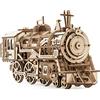 ROBOTIME Locomotiva Puzzle 3D in Legno Tagliato al Laser - Kit Modello semovente - Set di Costruzione Meccanica - Rompicapo per Bambini, Ragazzi e Adulti