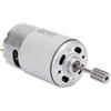 FTVOGUE Micro motore ad alta velocità 6V RS550 per moto elettrica per bambini auto giocattolo (con testa di dente 2 pezzi)(550-18000)