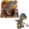 Mattel Jurassic World: Teoria del Caos Netflix - Chomp Chomp - Allosauro Mega Ruggito, dinosauro con suoni e fauci apribili tirando la zampa, ruggito sempre più forte e divertente,4+ anni, Blu,HVB45