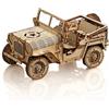 Cuteefun Puzzle 3D in Legno, Artigianato Fai da te & Decorazione Unica, per Adulti, Adolescenti, Compleanni, Festa del Papà, Regali di Natale (Jeep)