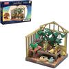 PUREMIND Harry Potter Serra di Erbologia, Puzzle 3D legno, modellino mobile | Licenza ufficiale, regalo Harry Potter, Mandragora, attrezzi mobili, serra dettagliata, montaggio DIY, decorazione da mensola