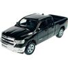 Generic Welly 43789 - Modellino di auto compatibile con Dodge RAM 1500 2019, colore nero, circa 1/34-1/39, in metallo