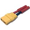 VUNIVERSUM 1 adattatore Premium XT90 maschio femmina femmina a HXT 4 mm 4,0 mm 4,0 mm 4,0 mm 12 AWG cavo adattatore ad alta corrente per batteria Lipo di Mr. Plug. Modellbau®