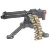BrickArms M1917 MG con treppiede e munizioni rimovibili, arma WW2 per personaggi Lego