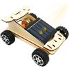 TaimeiMao Kit auto solare in legno, mini auto con pannello solare, puzzle 3D a energia solare, kit tecnologico fai-da-te, robot giocattolo solare, per bambini e bambine, regalo di Natale, compleanno e Pasqua