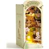 Rolife DIY Book Nook Kit Falling Sakura Puzzles 3D in Legno Booknook Librerie Miniatura de Construire Casa delle Bambole Regalo di Natale per Ragazza Donna 240 pz (TGB05)