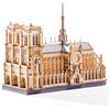 ROBOTIME Puzzle 3D Cattedrale di Parigi, kit modello in legno per adulti da costruire, kit fai da te per costruzione di giocattoli, ideale per Natale e compleanno