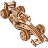 UGEARS Compact Racer Puzzle 3D per Adulti - Kit di Modellismo - Passatempi con Puzzle in Legno per Uomini - Rompecabezas 3D per Adulti - Kit di Modello in Legno da Costruire