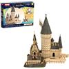 PUREMIND Harry Potter Grande Sala Hogwarts Puzzle 3D legno scala mobile DIY | Licenza ufficiale, regalo Harry Potter, scala mobile, Grande Sala dettagliata, montaggio DIY, castello da collezione, mensola
