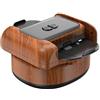 BeSokar Miscelatore automatico di carte, 2 modalità di corsa, ricaricabile con batteria a lunga durata, silenzioso, per UNO, poker, carte Black Jack, nero (venature del legno)
