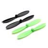 VUNIVERSUM 2 set (8 pezzi) di pale rotore Premium eliche per drone Copter RC Video One Ladybird Quadricottero 55 mm nero verde modellismo
