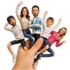 VEELU Bambola Personalizzata con Foto, Divertente Figura 3D Peluche | Figura Peluche con Filo Interno, Bambola Fotografica Personalizzata, Figura 3D da Foto, Regalo Divertente per Amici e Coppie