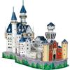 Simba 106130598 - Neuschwanstein, Puzzle 3D