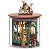 Okeeyseda Kit di Miniatura 3D Puzzle Miniature House - Kit di Modelli in Miniatura - Casa delle Bambole in Legno - per Collezionisti, DIY Cabin