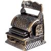 Durlo Registratore Di Cassa Dorato in Stile Vintage: Miniatura Per Casa Delle Bambole in Scala 1:12 Con Cassetto Apribile