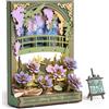 ROWOOD Puzzle 3D in Legno con Luce LED Calda, Ninfea di Monet Kit Arte DIY | Fiore e Arte Murale di Legno, Jigsaw Puzzles Ninfee di Monet per Adulti, Fans di Hobby e Arredamento