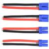 Pardarsey Connettore EC5, Ec5, da maschio a femmina, 10 cm, 2 paia, EC5 Male to Female 10cm 2 pairs