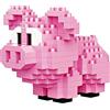 NOOLY Bambini Adulto Set di Blocchi da Costruzione di Animali Per La Decorazione Di Casa e Ufficio KLJM-10 (Maiale,254 Pezzi)