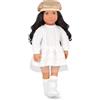 Our Generation - Talita - Bambola da 46 cm - Capelli neri e occhi verdi - Corpo morbido - Completo natalizio - Giocattolo per bambini dai 3 anni in su